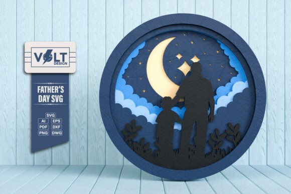 Download Father's Day Multilayered SVG Cut - Multilayered svg Collection