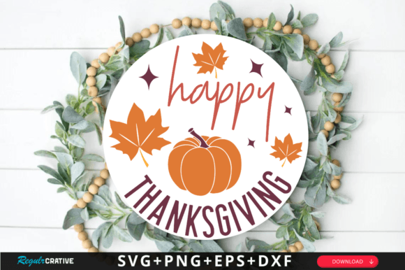 Download Happy Thanksgiving SVG Design - Thanksgiving Collection