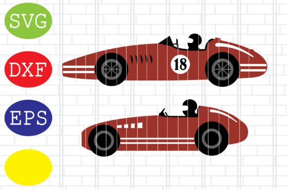 Download Vintage Race Car Svg, Retro Race Car Svg - Premium Resources